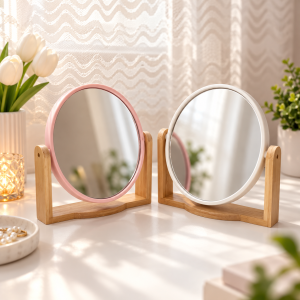 Miroir décoratif en bois